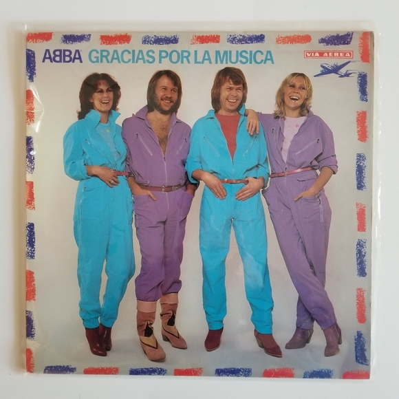 ABBA Gracias Por La Musica Vinyl Record LP Spanish Language Album - Picture 1 of 10